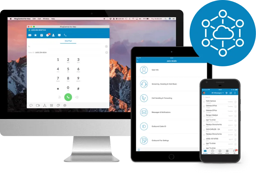 VoIP platform on different devices